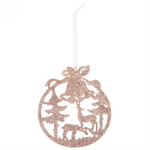 Подвеска «Снежный шарик» 11,5 см, золото