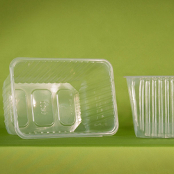 Контейнер с крышкой ПЛОСКИЙ (100шт/5уп) УПАКС-ЮНИТИ