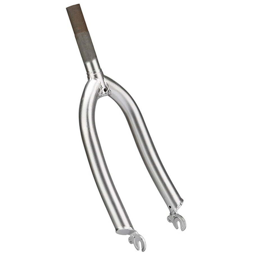 Вилка 18' шток 1' жёстк. для детск. вел. сталь белая