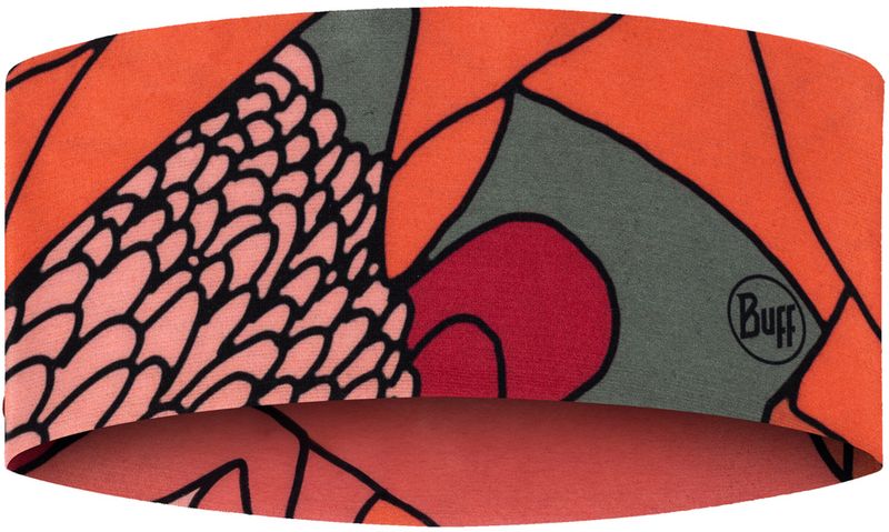 Повязка Buff CoolNet UV Wide Headband Aramay Poppy Фото 1