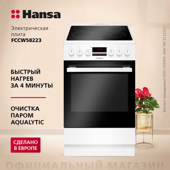 Электрическая плита Hansa FCCW58223