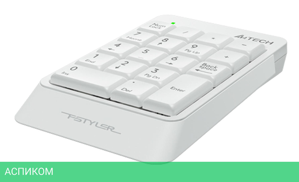 Цифровой блок A4Tech Fstyler USB White (FK13P)