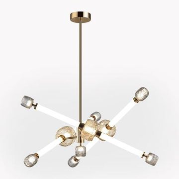 5426/54CL L-VISION ODL_EX24 000 золотой/белый/дымчатый/коньячный/металл/стекло/акрил Люстра LED 54W 3000K KLIFF