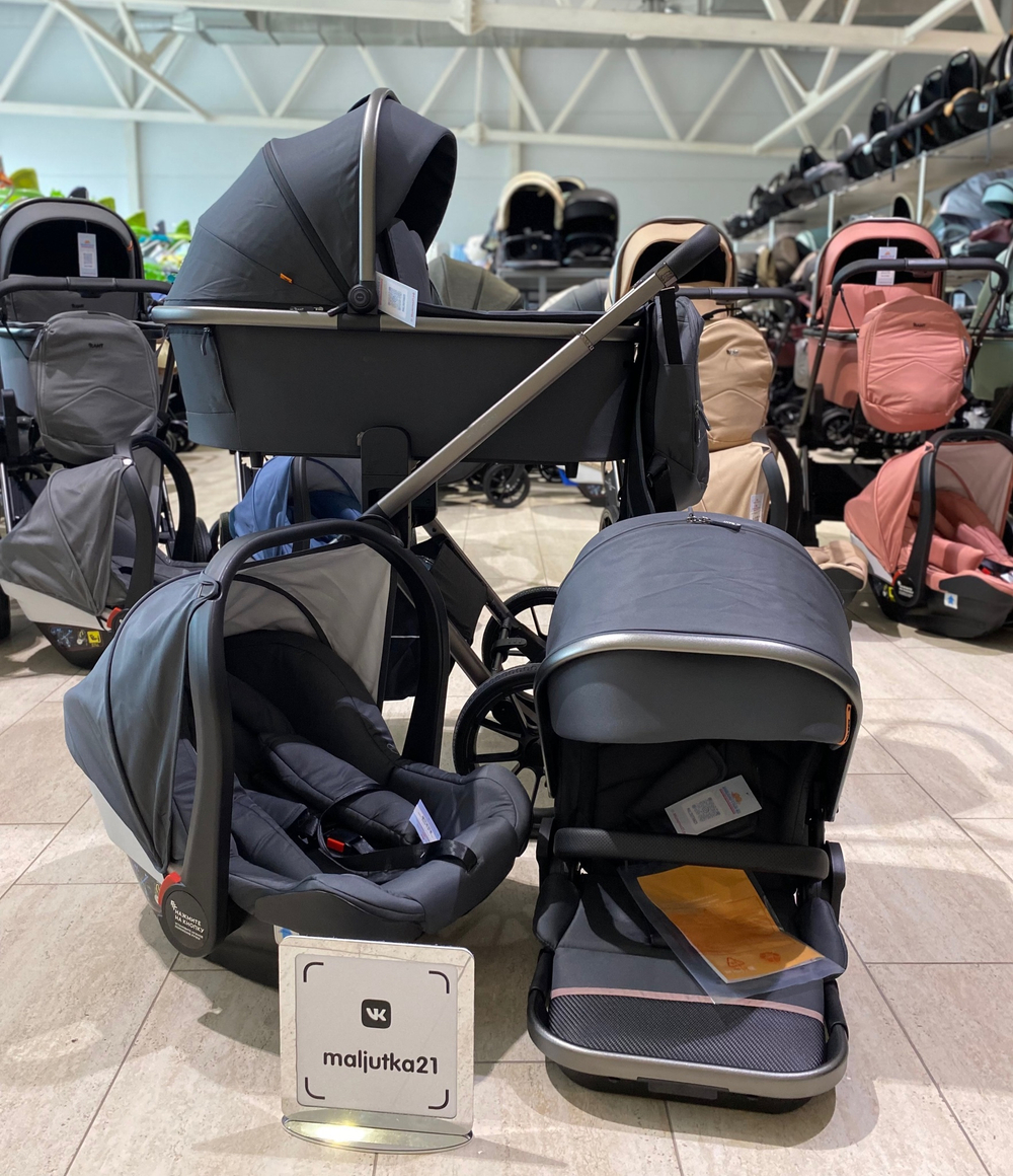 Коляска детская RANT "FALCON" (3в1) RA098 Graphite