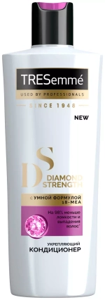 TRESemme кондиционер Diamond Strength Укрепляющий с умной формулой 18-MEA, 400 мл