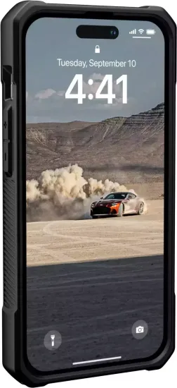 Чехол Uag Monarch для iPhone 14 Pro Max 6.7", цвет черный (Kevlar-Black)