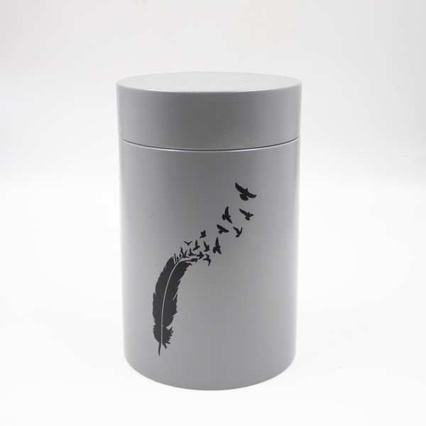 Урна биоразлагаемая «Цилиндр малый» серый