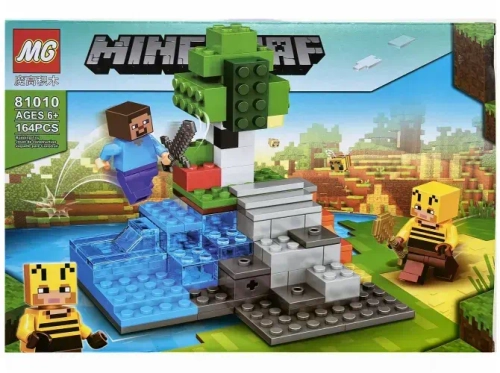 Конструктор Майнкрафт "Водопад" 164 дет.