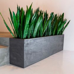 Кашпо BOWL BREZENT GREY D52 H29