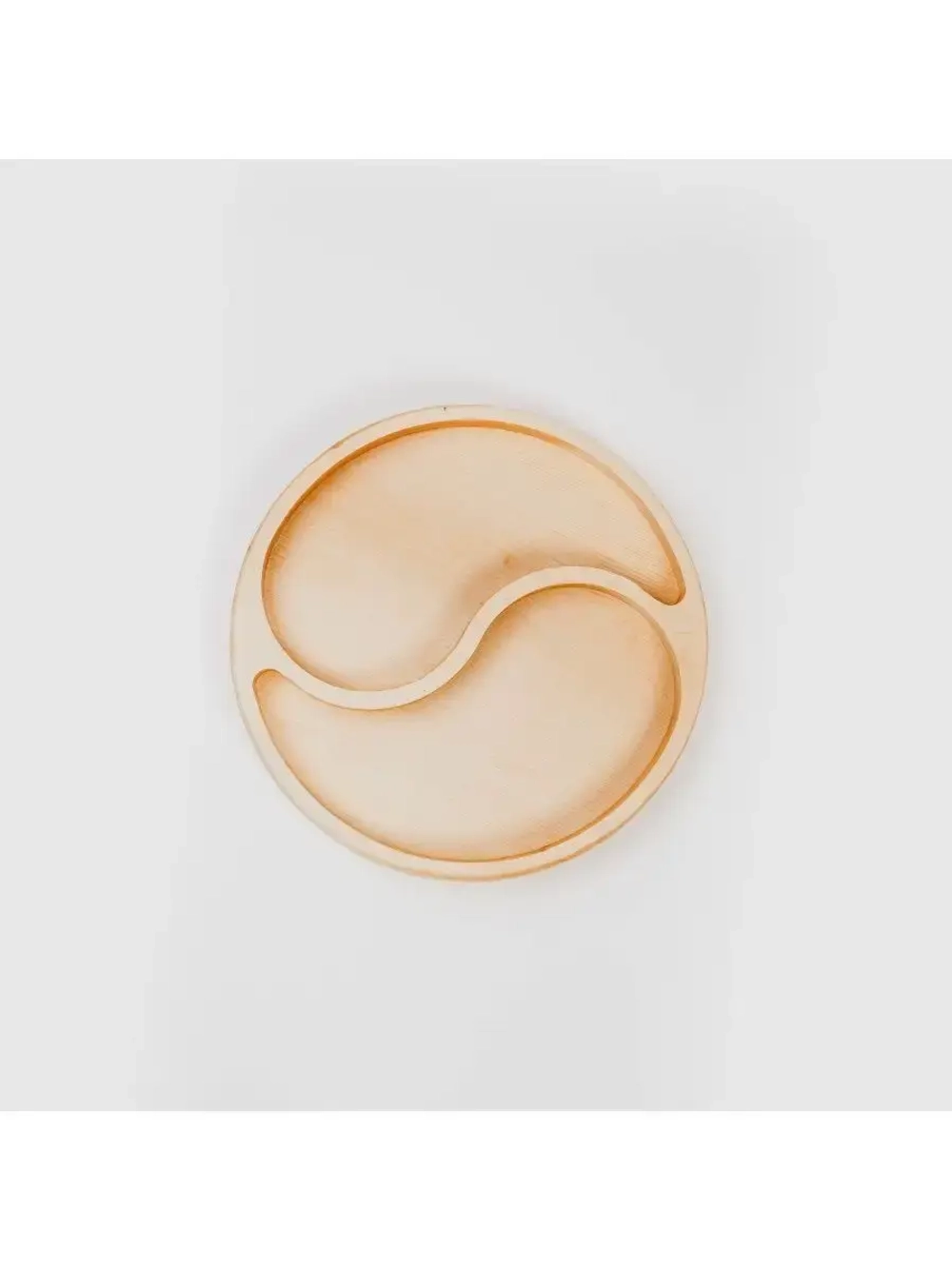 Деревянная менажница "Инь-Янь" из кедра