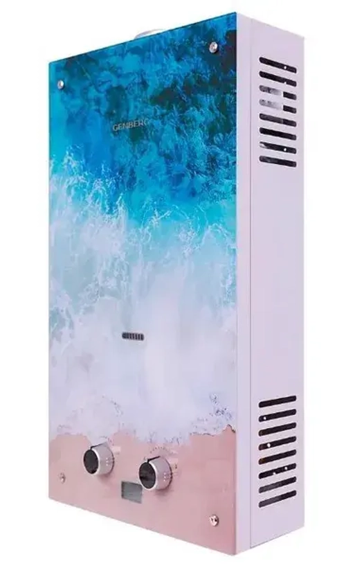 Водонагреватель газовый GENBERG Декор-Eco 210.01 Океан, 10 л/мин, 20 кВт