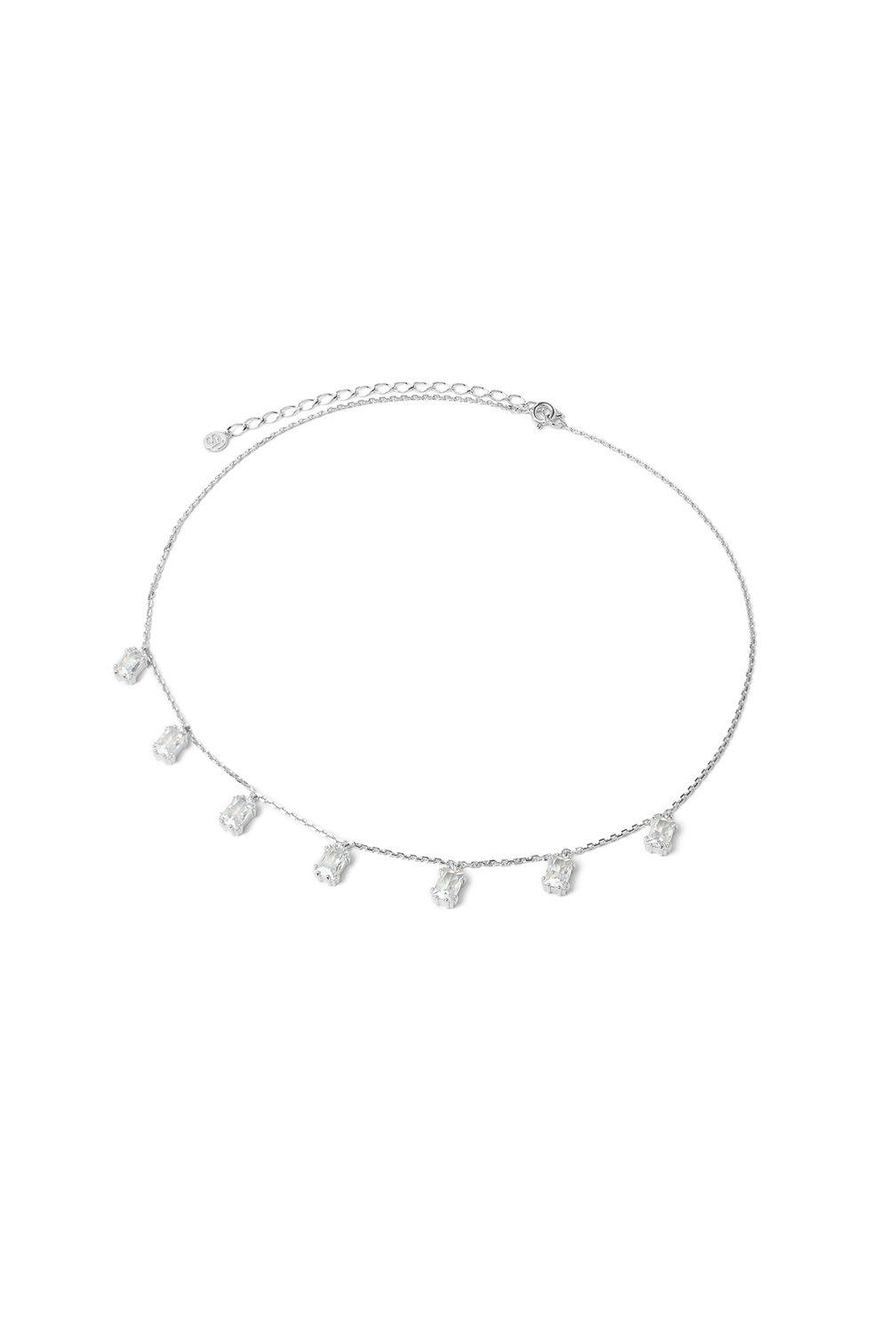 Колье из серебра "Льдинки"