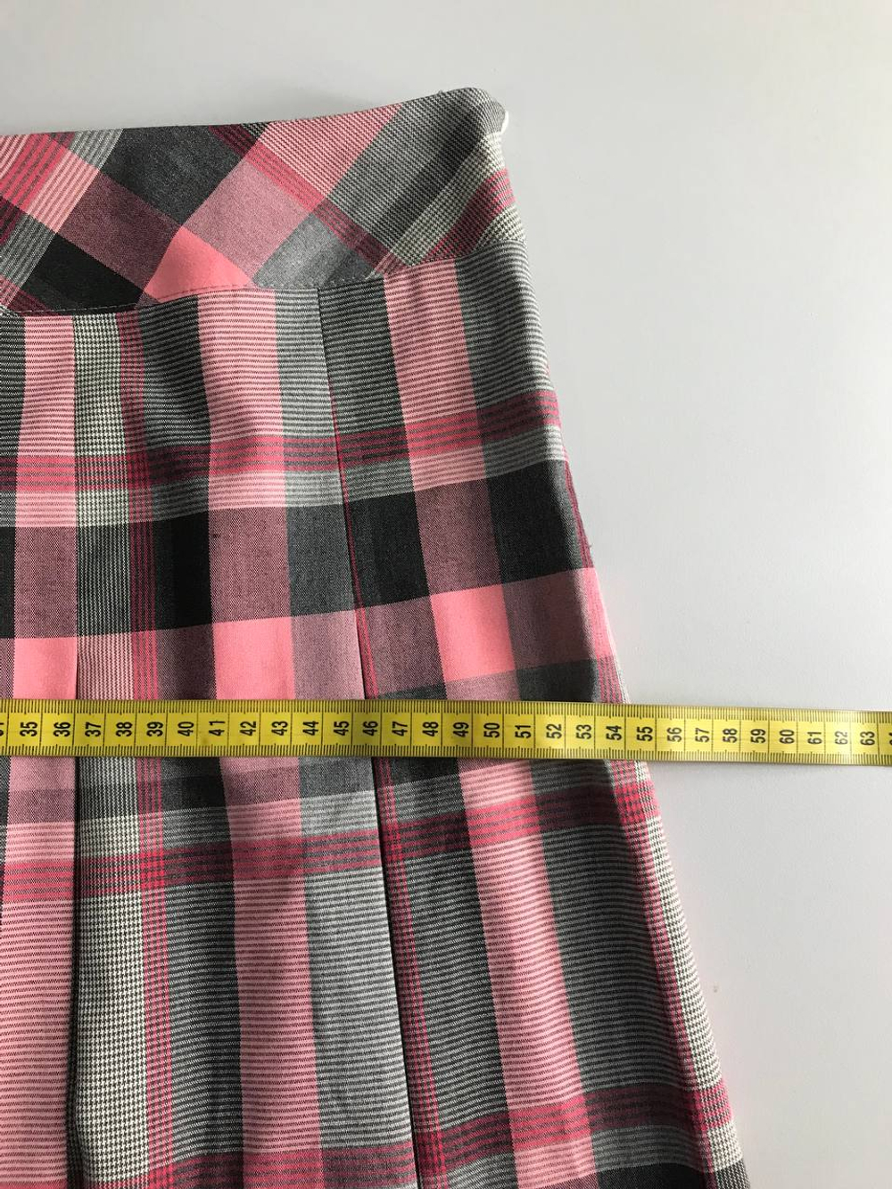 Юбка Bravo клетчатая, визуально 52 размер, новая