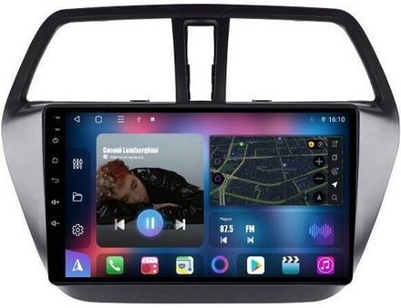 Магнитола Suzuki SX4 2 2013-2021 - FarCar 337M QLED, Android 12, 8-ядер, CarPlay, 4G SIM-слот