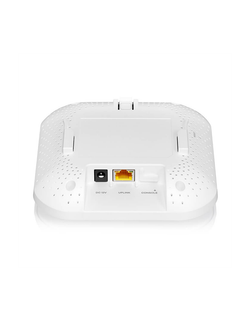 Точка беспроводного доступа Точка доступа Zyxel NebulaFlex NWA90AX PRO, WiFi 6, 802.11a/b/g/n/ac/ax (2,4 и 5 ГГц), MU-MIMO, антенны 3x3, до 575+2400 Мбит/с, 1xLAN 2.5GE, PoE, защита от 4G/5G, БП в комплекте