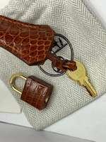 Сумка Hermes из кожи крокодила 25 см