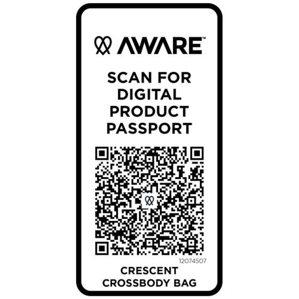 Crescent сумка через плечо Aware™ плотностью 500 г/м² из переработанного материала