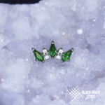 5K Rhombic Green & Crystal