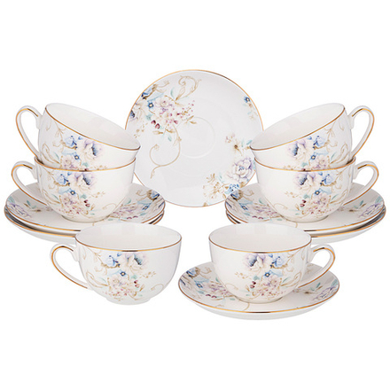 ЧАЙНЫЙ НАБОР LEFARD "ЗАВТРАК У КОРОЛЯ" НА 6 ПЕРСОН 12 ПР. 280 МЛ (КОР=8НАБ.)