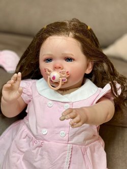 Кукла Реборн мягконабивная 60см в пакете (FA-334)