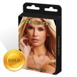 Золотистая цепочка с подвеской SEXY (Цвет: золото)