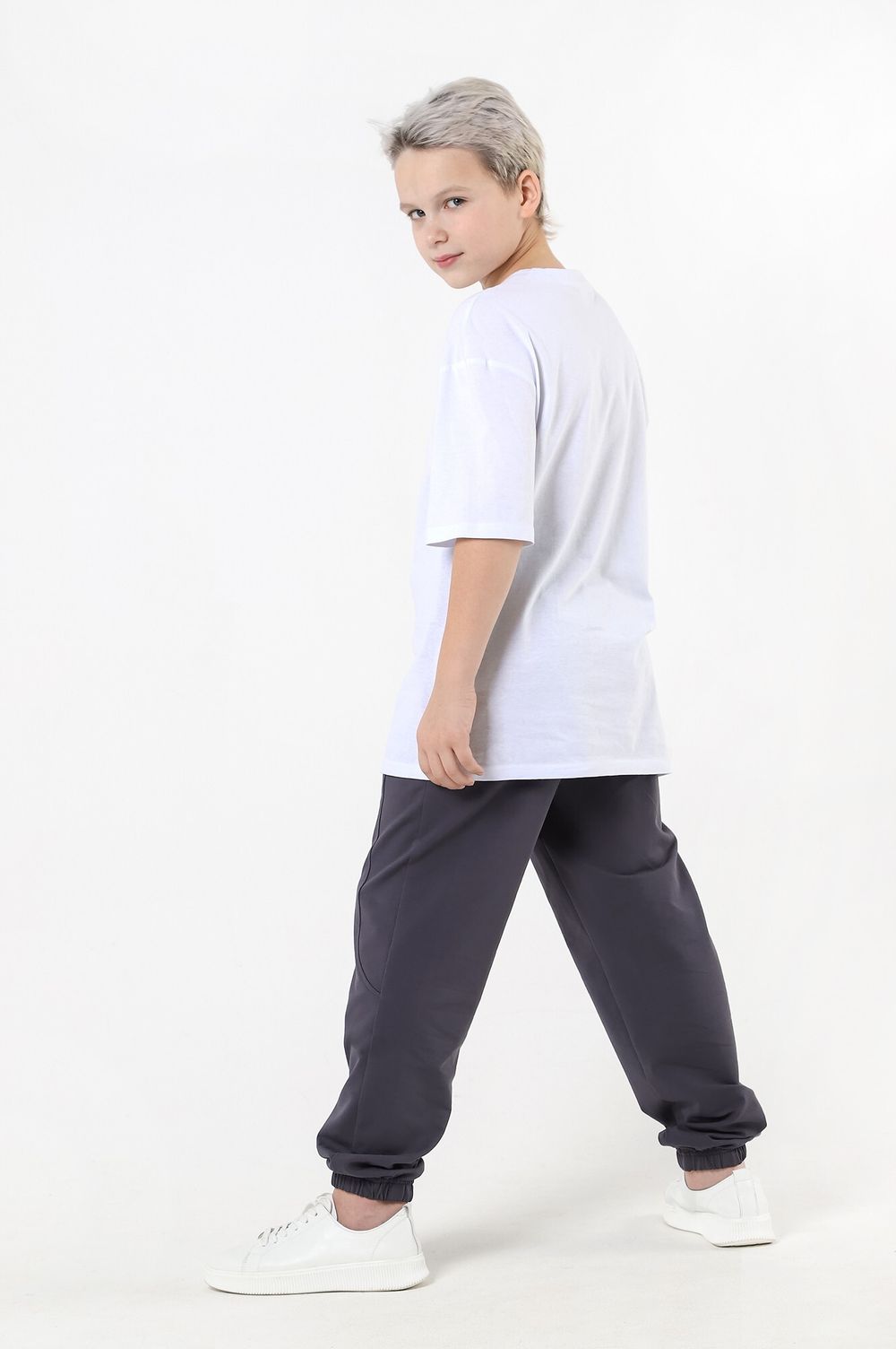 Брюки для мальчика Робин-1.1 Виотекс СЕРЫЙ