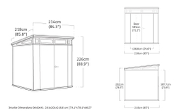 Садовый сарай Keter Artisan 7x7