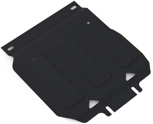 Защита картера АвтоБроня для Nissan Patrol Y62 (V - 5.6) 2010-2019 (устанавл-ся совместно с 111.04121.1), штампованная, сталь 1.8 мм, с крепежом, 111.04122.1