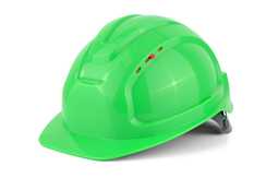 Каска Росомз СОМЗ-80 Абсолют RAPID, защитная, сигнально-зеленая, с вентиляцией