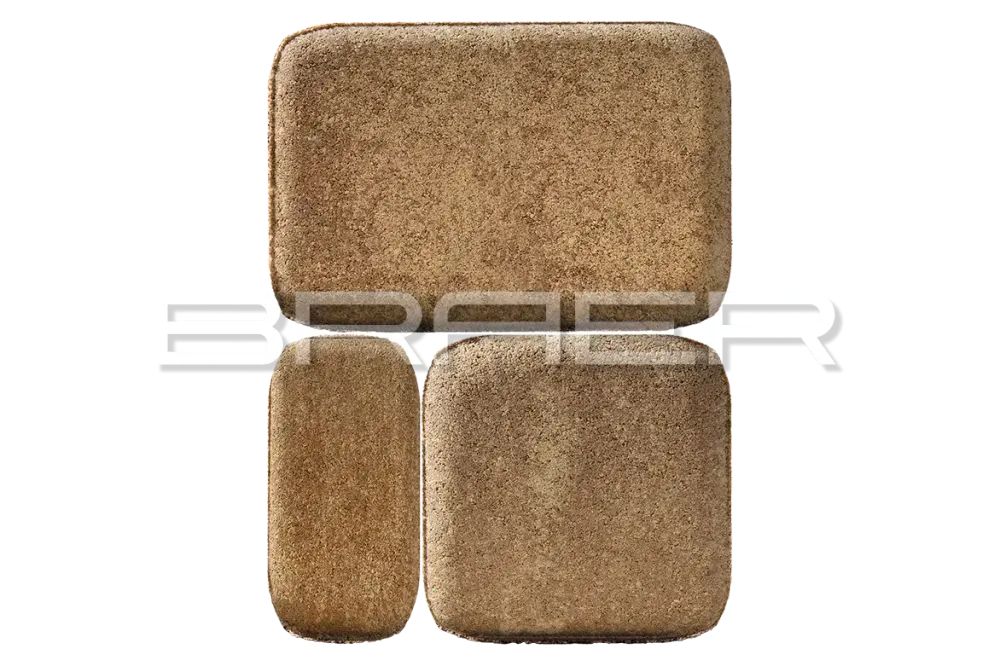 Тротуарная плитка Braer Классико, Color Mix Миндаль, 60 мм