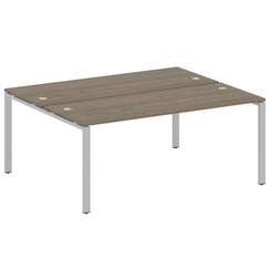 Metal System Рабочая станция на П-образном м/к БП.РАС-СП-2.5 Вяз Благородный/Металл Серый 1800*1475*