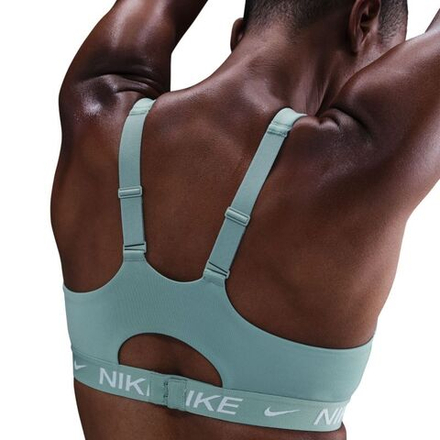 Теннисный бюстгальтер Nike Indy With Strong Support Padded Adjustable Sports - cannon/white