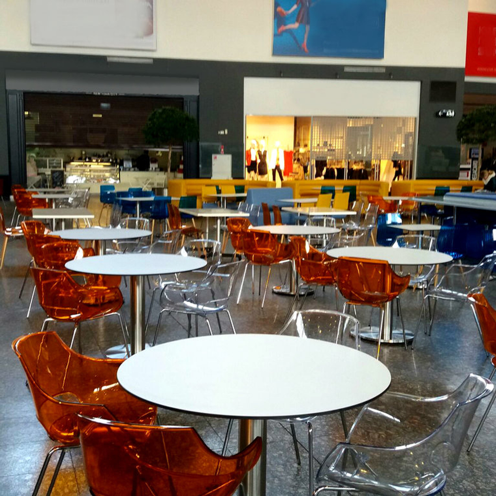 Кресло прозрачное Papatya Opal-ML, хромированный, прозрачный