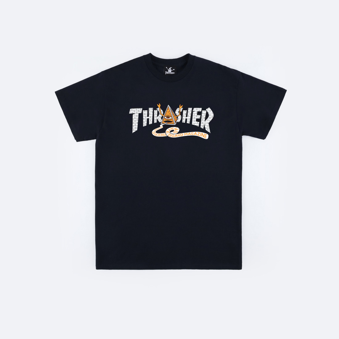 Купить Футболка Thrasher x Toy Machine Pyramid T-Shirt (black)
