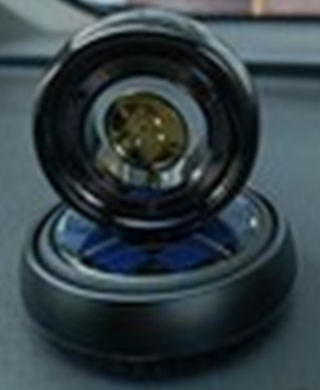 Ароматизатор-игрушка -на торпеду- ДОЛЛАР - солн батар- YC-109BL черный