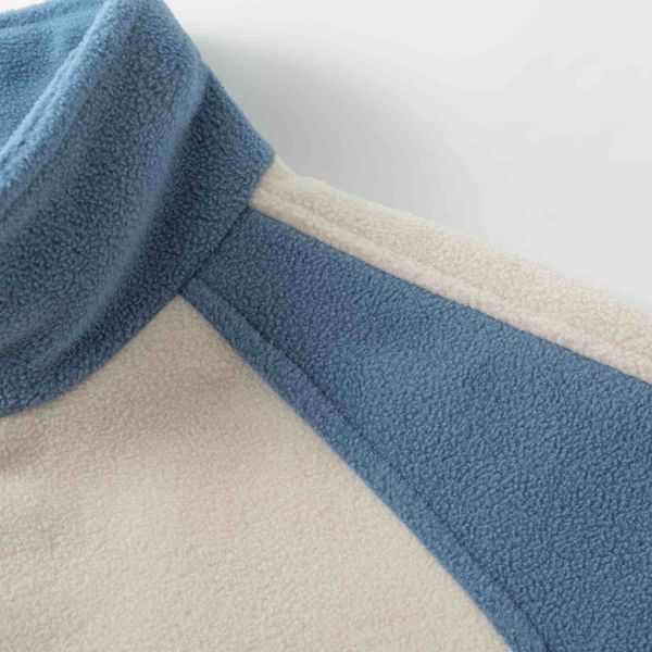 Толстовка Turbo fleece бежевый/синий - фото 4