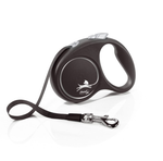 Flexi new Black Design рулетка для собак 15 кг ремень 5 м.