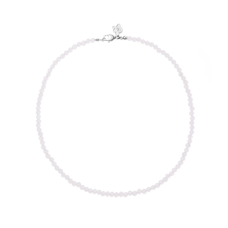 Колье Крошечный Розовый Кварц