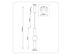 Ambrella Подвесной светодиодный светильник Modern LH11023