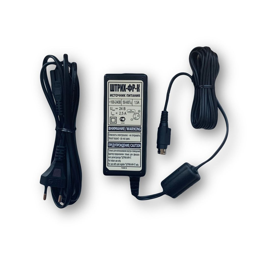 Блок питания для POS-терминалов Атол/Штрих/VikiPrint/Viki Tower 24V 2.5A Разъём 3 pin