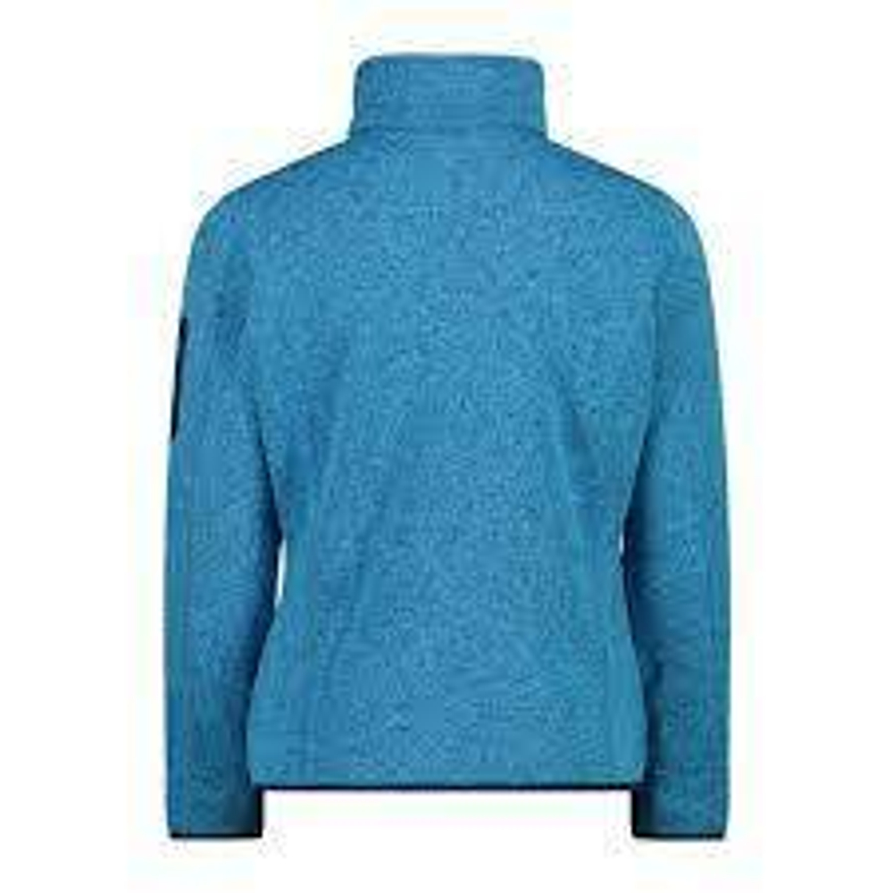 Толстовка флисовая CMP Women's Fleece Knit Tech 3H14746 Jacket, артикул 3H14746, цвет Azzurro/Lake (03LH)