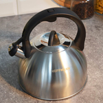 Чайник 3л со свистком, матовый, черная ручка, индукция, НМ 55232