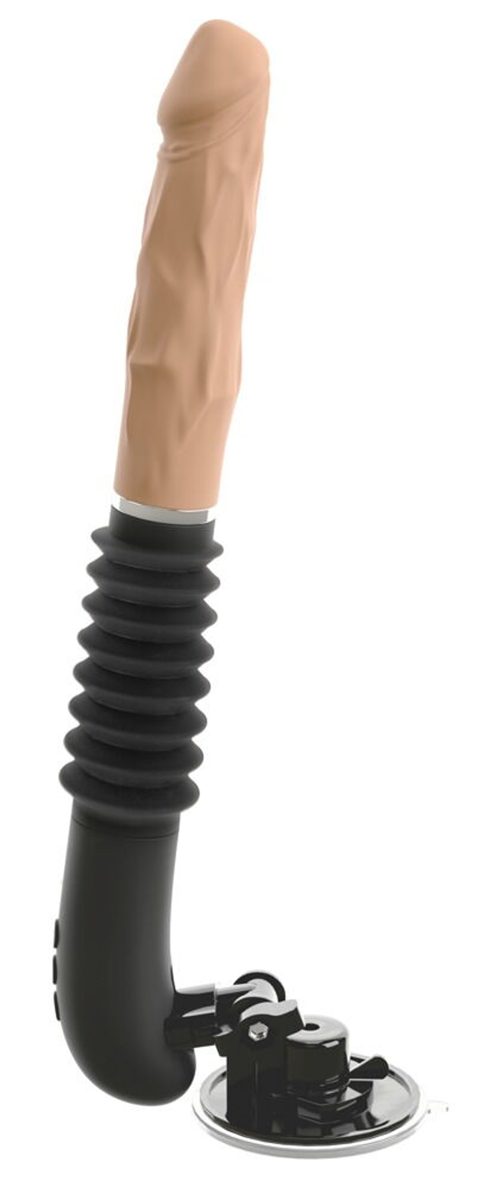 Секс-машина с пультом ДУ RC Fucking Machine (Цвет: телесный с черным)