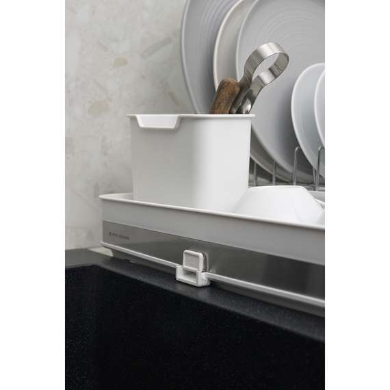 Сушилка для посуды atle раздвижная большая, белая