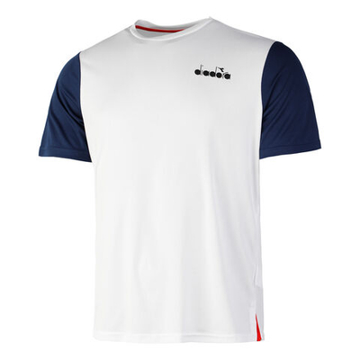 Мужское теннисное поло Diadora Core T-Shirt Men - White