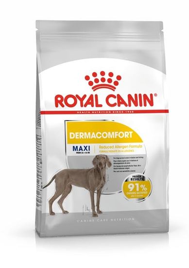 Royal Canin Maxi Dermaсomfort для собак крупных пород, склонных к кожным раздражениям и зуду