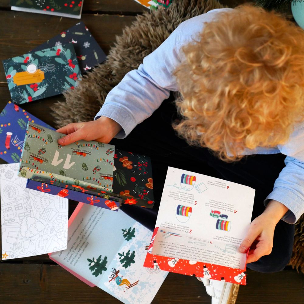 Новогодние часы. Адвент-календарь