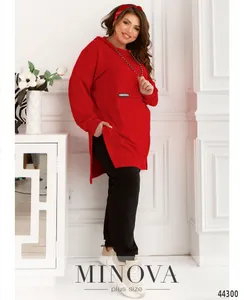 Костюм 17-249-черный-красный Minova