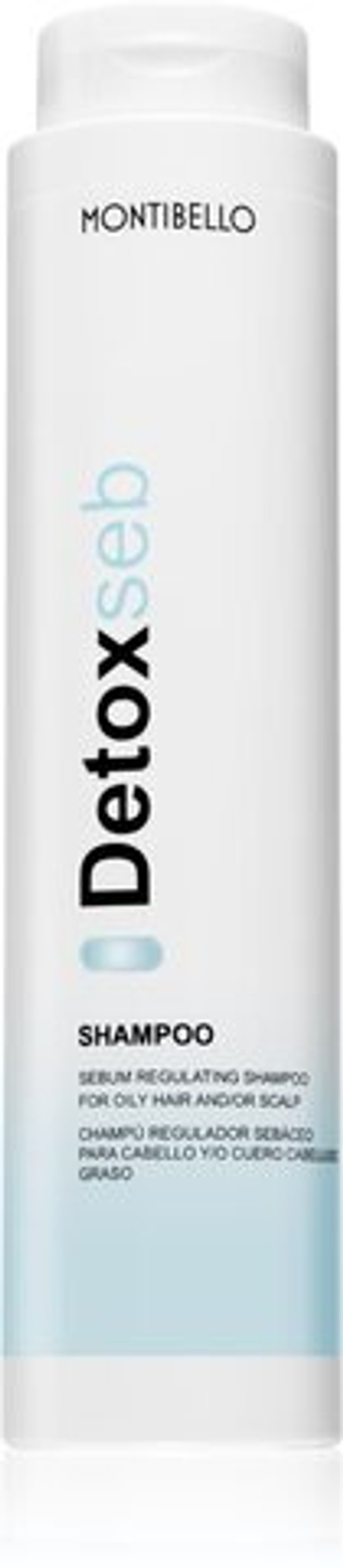 Montibello DetoxSeb Sebum Regulating Shampoo - нормализующий шампунь для жирной и раздраженной кожи головы /   300  ml  / GTIN 8429525415588