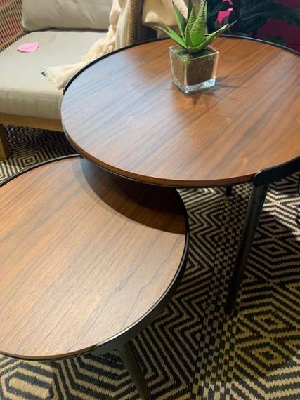 Комплект из 2 столиков Aliner Ø50 и Ø38 см